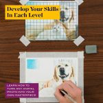 Prismacolor Technique, Art Supplies and Digital Art Lessons, Animal Drawings Set, Level 3, How to Draw Animals with Colored Pencils, and More, Includes Artist Roll Case, Dog, Cat & Pet Lesson, 28 Ct - Image 3